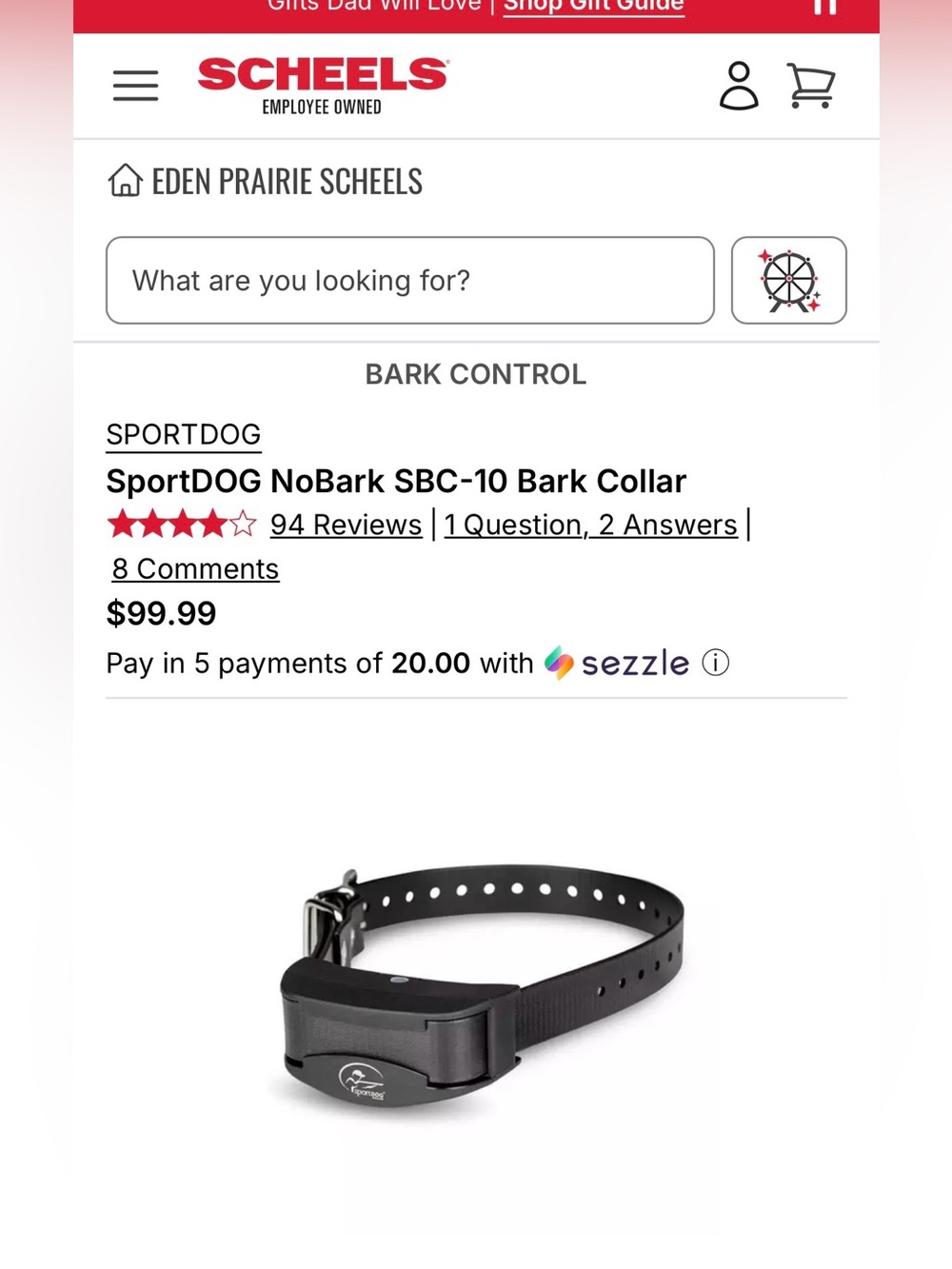 Sportdog bark collars(set of 2)